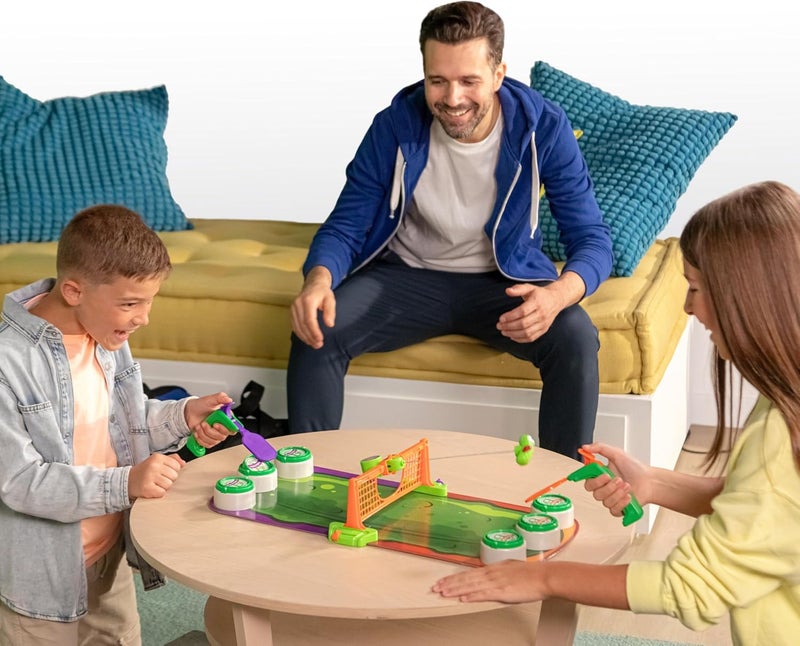 MOOSE Pickleball Blast - The Pickle Smackdown Game, Players Will Love to Smash The Wildly Wiggling Pickle with Their Pickleball Paddle & Try to Flip Over The Pickle Jar Lids to Win, for 2 People, Aged 6+ - Image 3